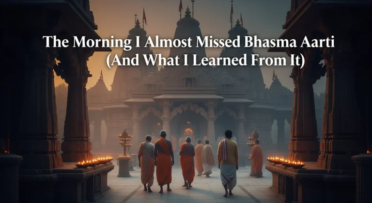 how to book bhasma aarti in ujjain: Your Complete Guide 6 Bhasma Aarti at Mahakaleshwar Temple Ujjain early morning