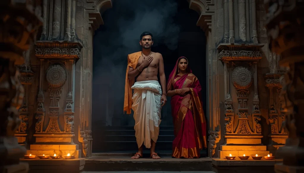 Bhasma Aarti Dress Code 1 lucid origin Cinematic ultra realistic photograph shot at 3 30 AM at Mahakaleshwar Temple Ujj 0