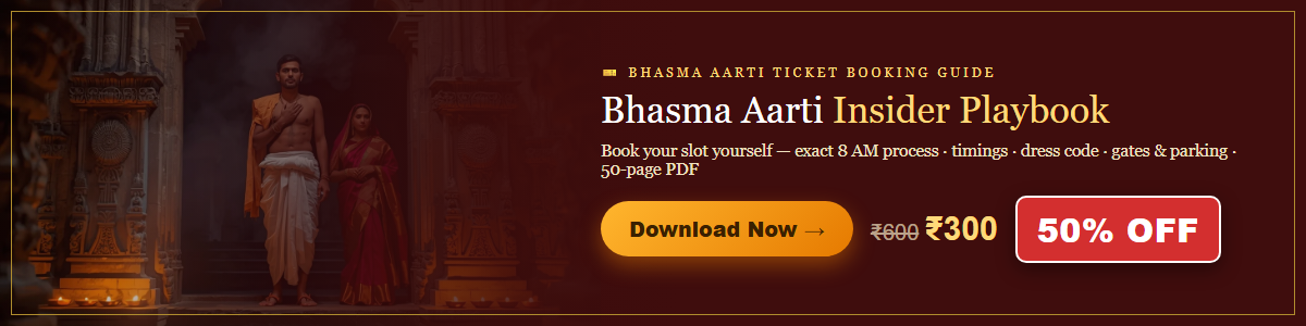 About BhasmaArti Booking — Founder Kshitij Kumawat 1 Bhasma Aarti Ticket Booking Guide — 50-page PDF by an Ujjain local, 50% OFF, ₹600 now ₹300